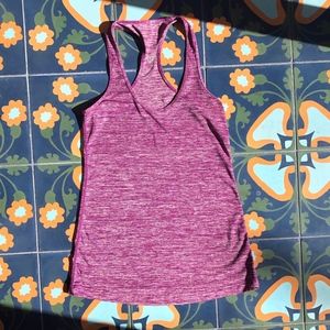 Cool Racerback in Heathered Dewberry